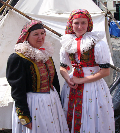 Czechian folk costume from Haná region