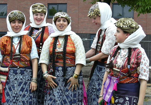 Traditional festive village costumes from Eastern Anatolia