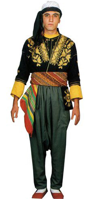 Traditional male costume from Southeastern Anatolia