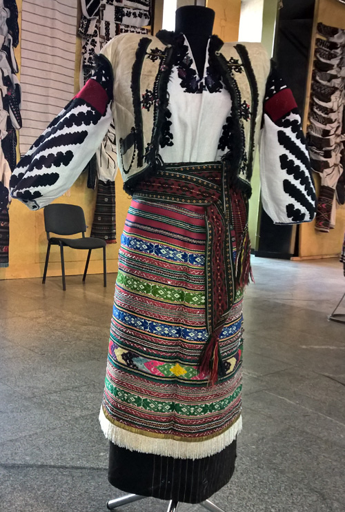 women's traditional costume of Borshchiv area (Ternopil region, Western part of Ukraine)