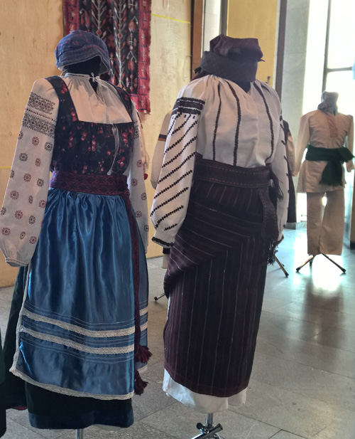 Traditional costumes of married women from Ternopil region western Ukraine