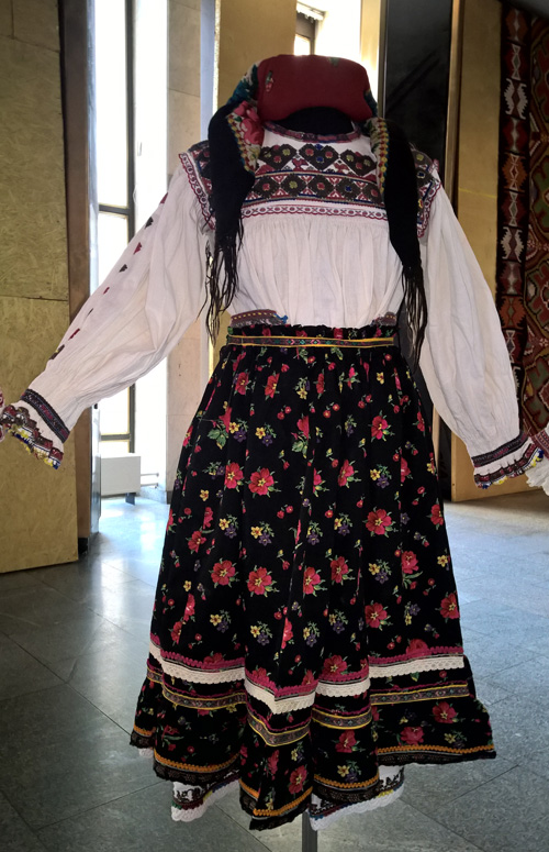 Festive Ukrainian female garment of married woman