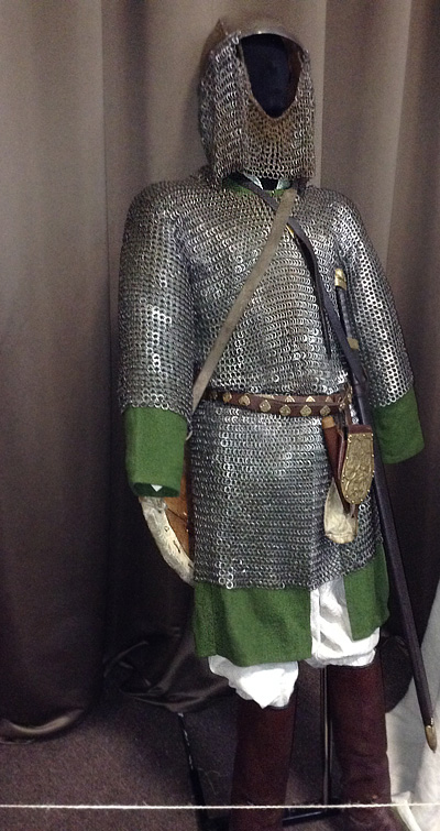 Reconstruction of armor of Hungarian warrior from Hungary 10th century