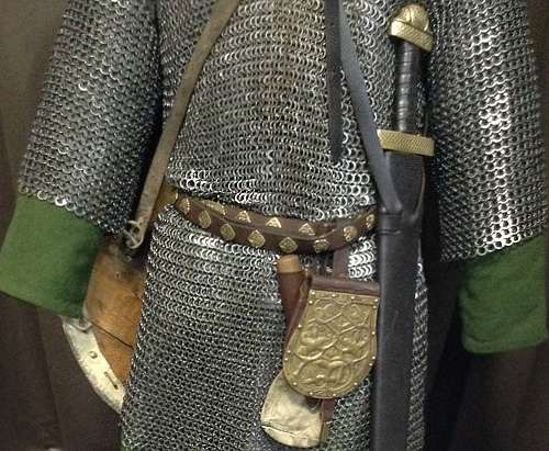 Reconstruction of belt set of Hungarian warrior 10th century