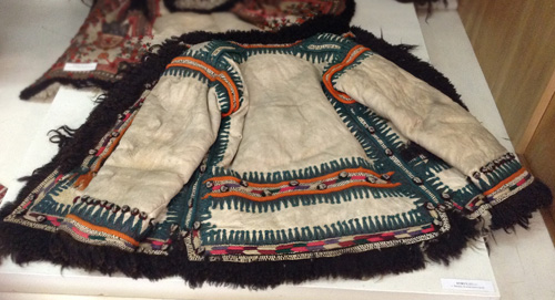 Outerwear kozhukh made from sheepskin from Kosiv district Ivano-Frankivsk region of Ukraine 19th century