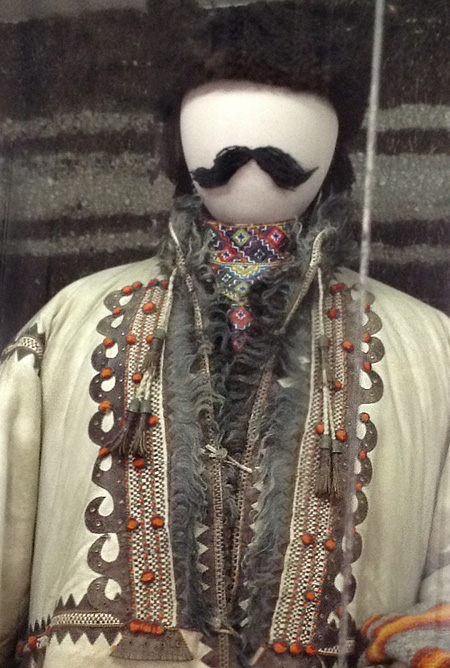 Traditional male costume from Rakhiv district Transcarpathian region of Ukraine early 20th century