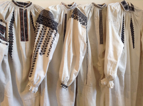 Female embroidered shirts from Podillya region of Ukraine
