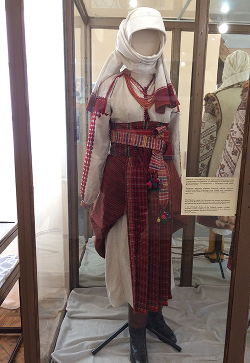Female traditional costume from Ukraine early 20th century