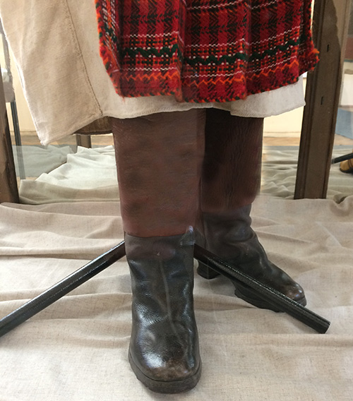 female leather boots chornobryvtsi early 20th century