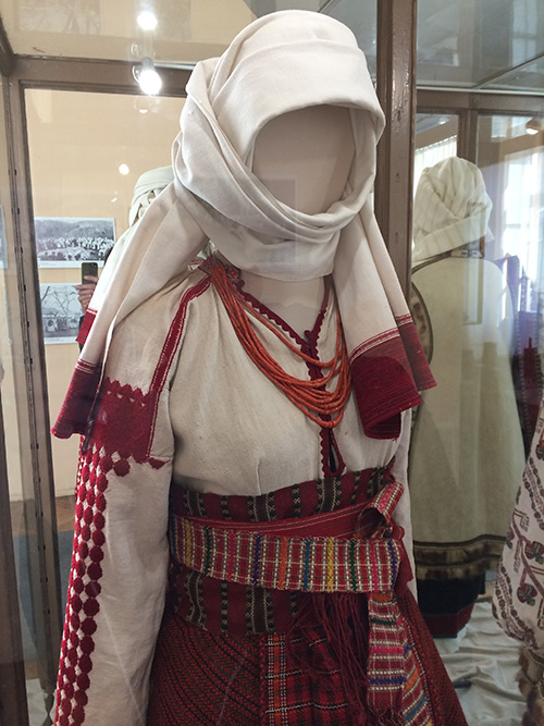 Female traditional costume from Ukraine early 20th century