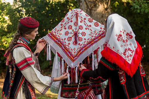 Serbian traditional embroidery