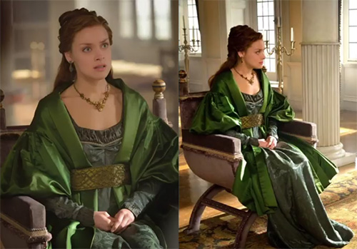 Stage costumes of historical series Reign