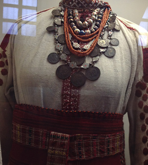 Ukrainian traditional jewelry vintage necklace