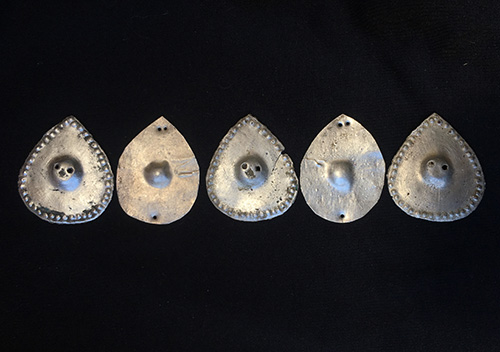 Silver belt or bag plates Early Kievan Rus