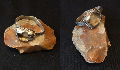 Silver stone-set ring without the stone Early Kievan Rus Original piece
