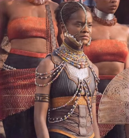 African traditional dresses used in Black Panther movie