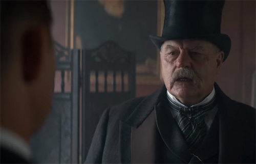 Stage costumes in TV crime series The Alienist