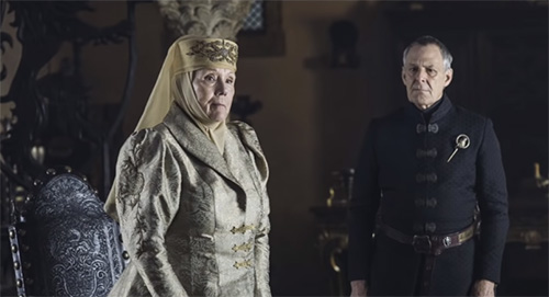 Stage costumes of Olenna Tyrell from Game of Thrones