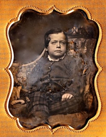 Old photos of children from mid-19th century