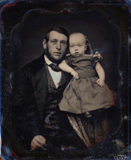 Old photos of children from mid-19th century