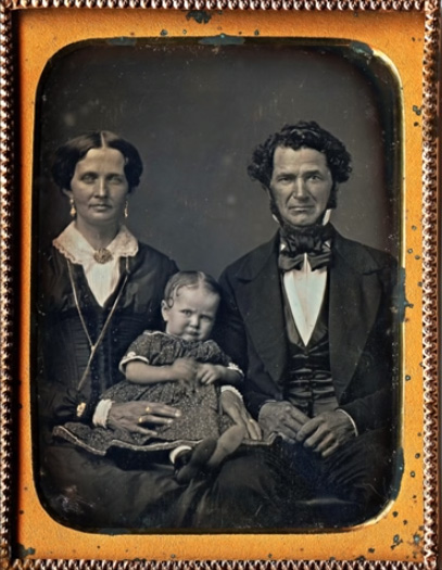 Old photos of children from mid-19th century