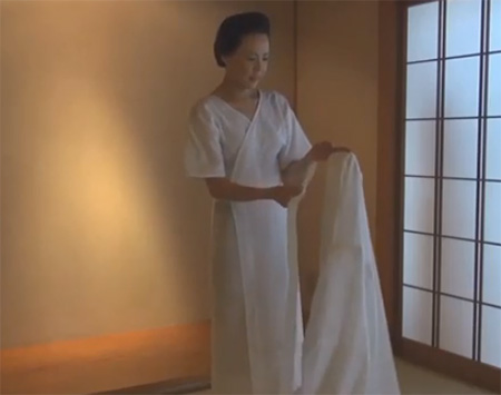 Japanese Kimono Traditional Underwear UnderPants Men's Hadagi White Medium Large 