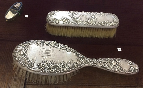 Brushes for hair and clothes early 20th century Birmingham United Kingdom