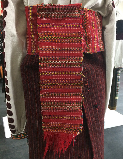 wide hand-woven belt from Ukraine