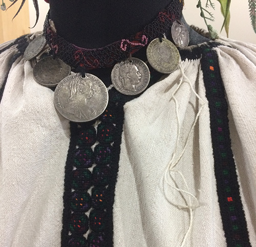 folk clothes and jewelry from western Ukraine