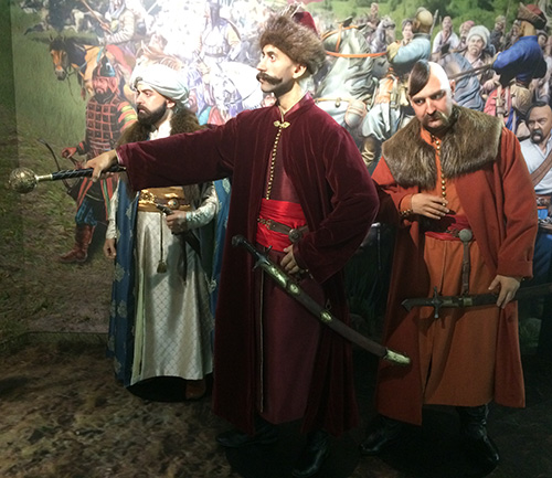 Modern replicas of Ukrainian Cossack costumes