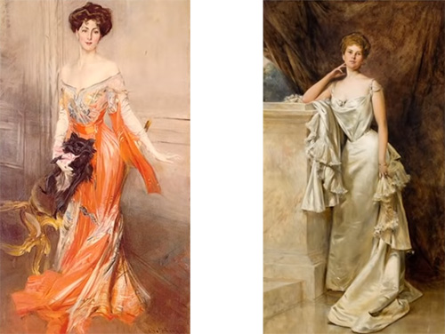 high society women from the late 1800s and early 1900s by Italian painter Giovanni Boldini