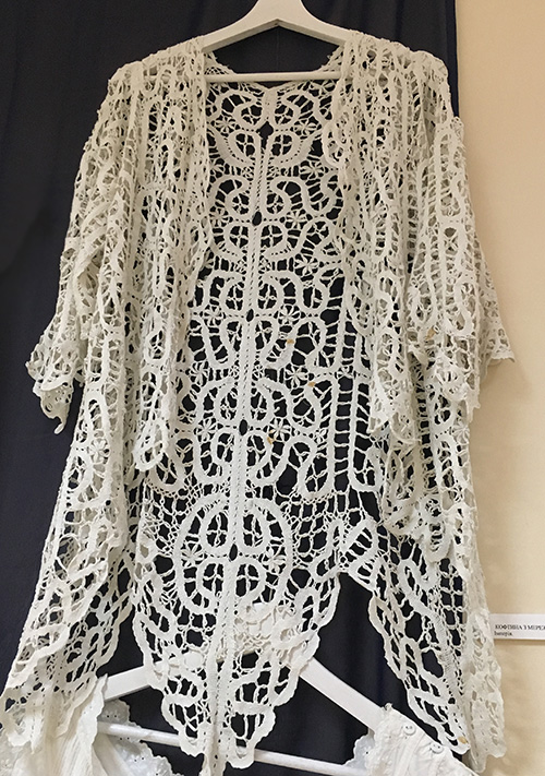 Crocheted blouse from Russian Empire 19th century