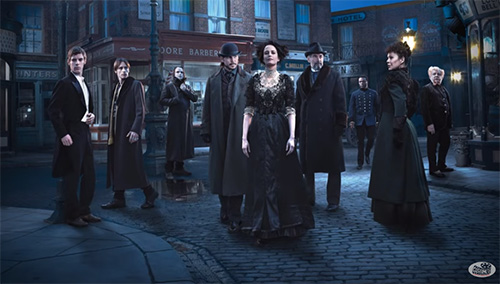 Movie costumes of Vanessa Ives from Penny Dreadful series