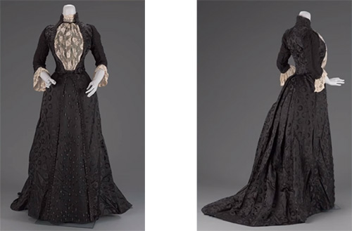 Vintage gown from 1889