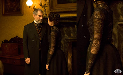 Movie costumes of Vanessa Ives from Penny Dreadful series