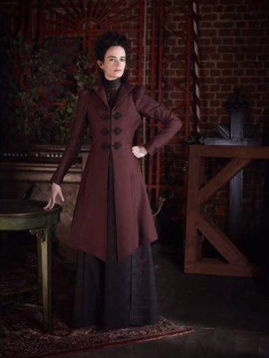 Movie costumes of Vanessa Ives from Penny Dreadful series