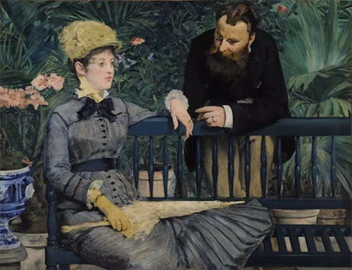 Edouard Manet In the Conservatory, 1879