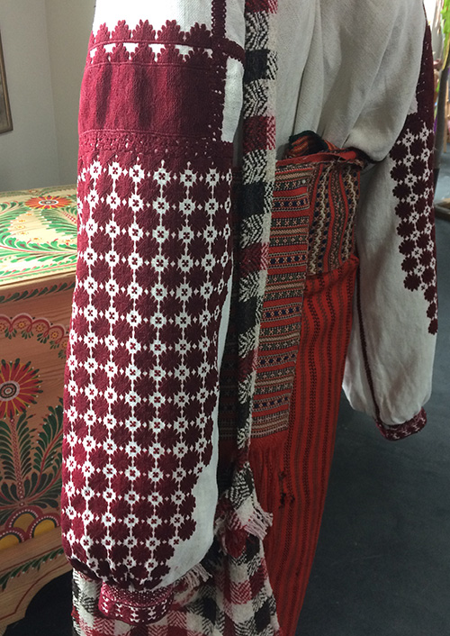 Ukrainian vintage embroidered shirt