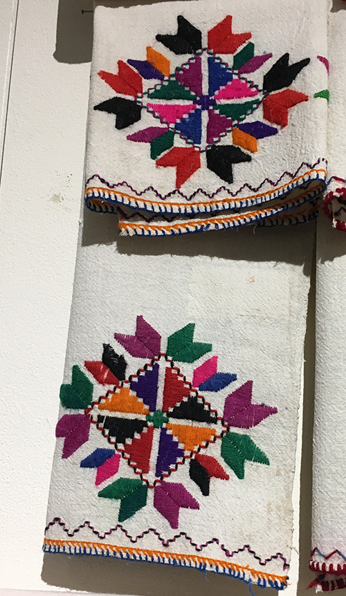 Ukrainian embroidered wedding kerchiefs