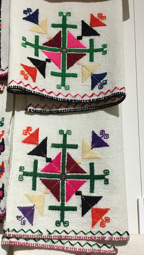 Ukrainian embroidered wedding kerchiefs