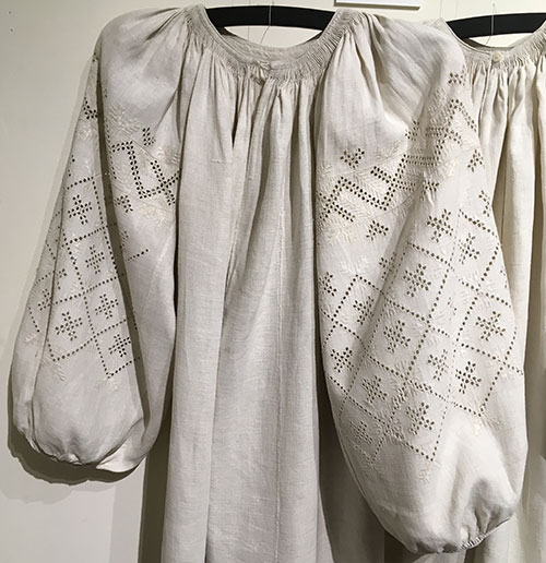 Whitework and openwork on Ukrainian embroidered shirts