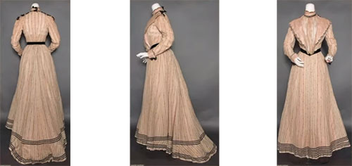 American cotton dress, 1895