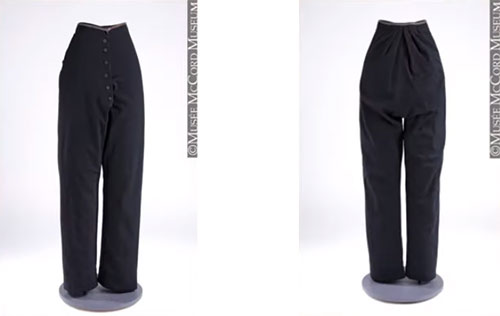 Riding trousers, about 1890-1895