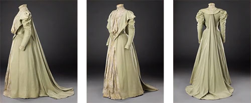 Tea gown, late 1890s