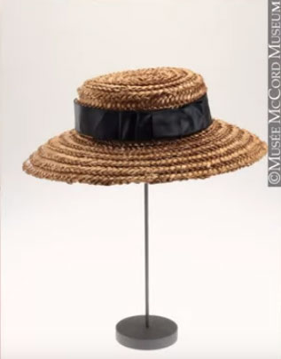 Straw hat, 1900