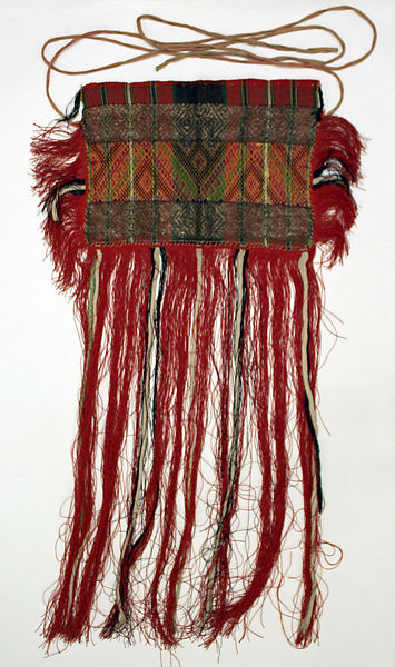 Traditional apron with very long fringe from Romania late 19th – early 20th century