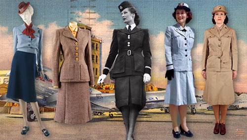 Cabin crew fashion throughout time