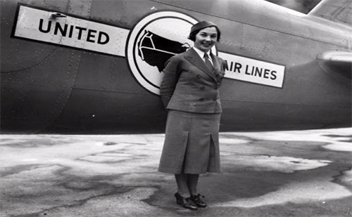 Cabin crew fashion throughout time