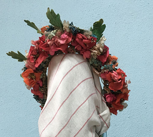 Traditional attire of bride from northern Ukraine late 19th – early 20th century