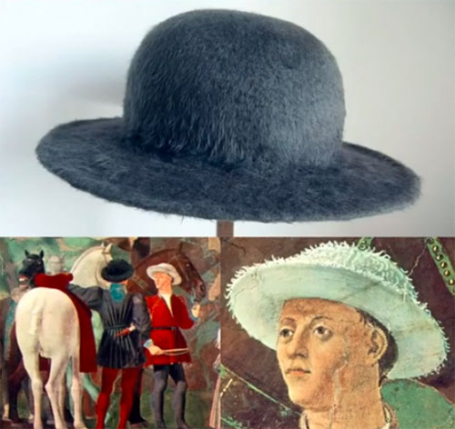 European felted hats